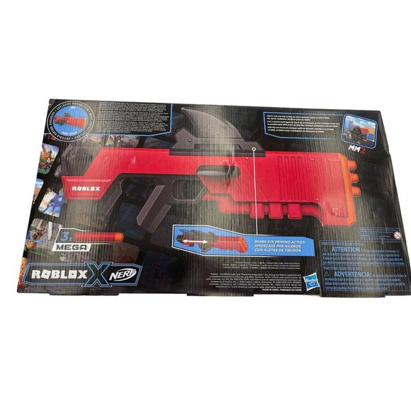 Nerf Roblox MM2 Shark Seeker Dart Blaster Gun - Multicolor Brand New - Picture 2 of 2